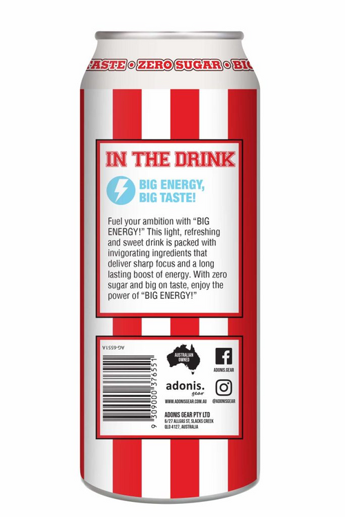 BIG ENERGY DRINK (ZERO SUGAR) – Mountain Ice