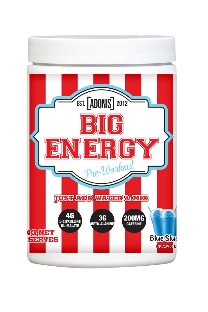 BIG ENERGY PRE-WORKOUT – Blue Slushie