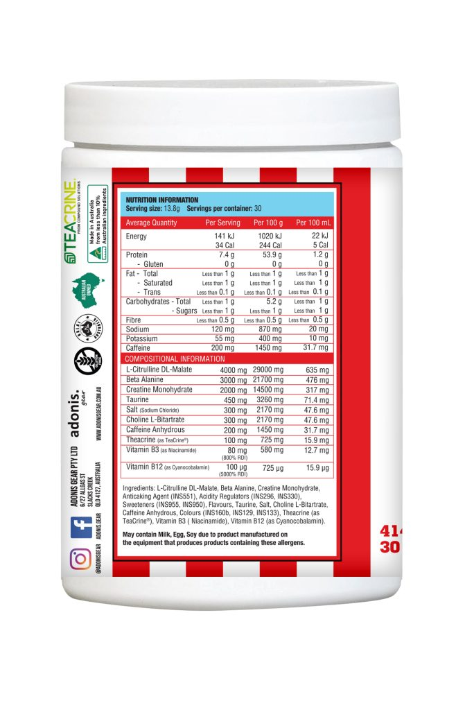 BIG ENERGY PRE-WORKOUT – Cola