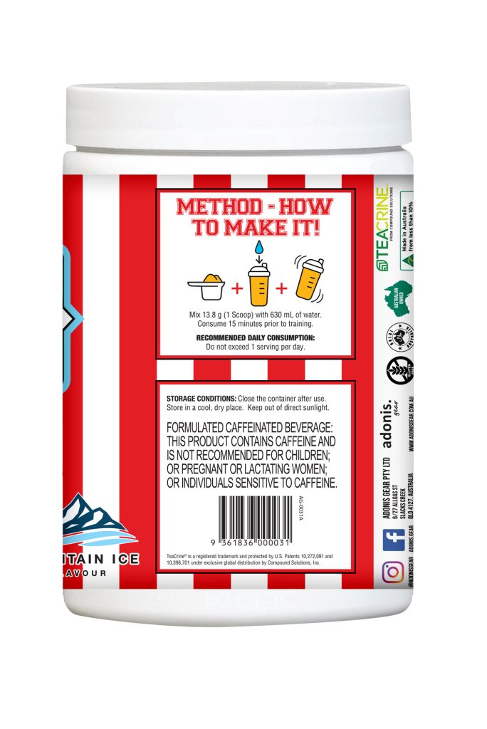 BIG ENERGY PRE-WORKOUT – Mountain Ice