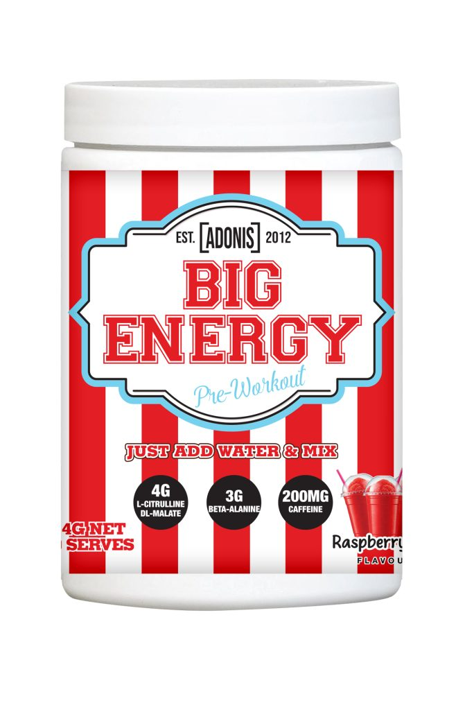 BIG ENERGY PRE-WORKOUT – Raspberry Ice