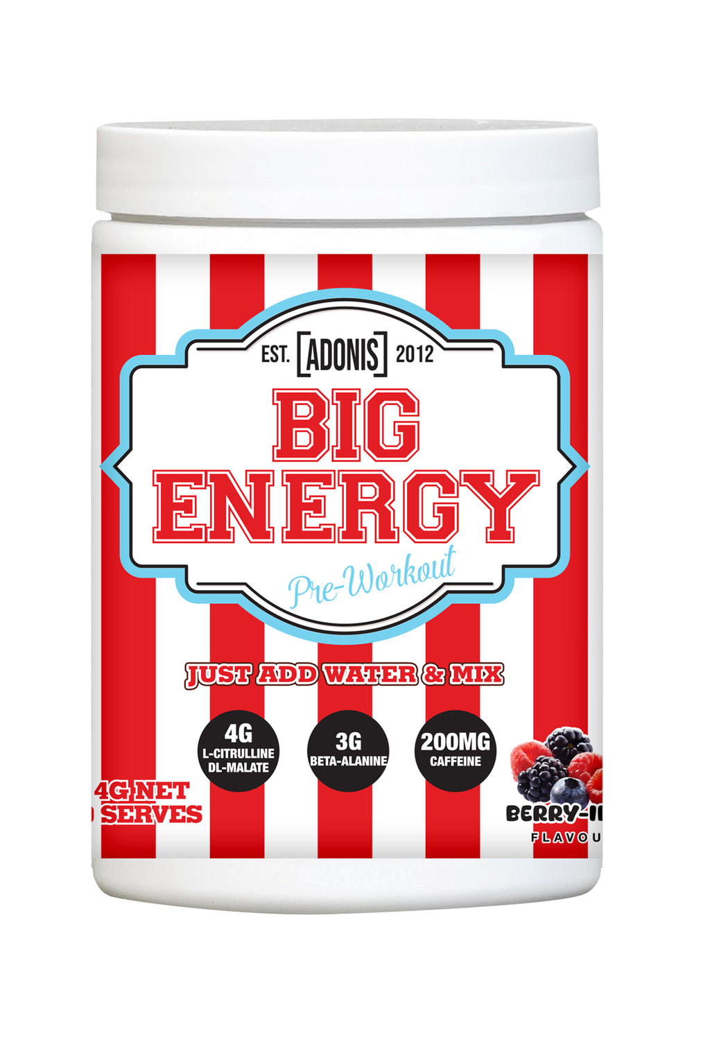 BIG ENERGY PRE-WORKOUT – Berry