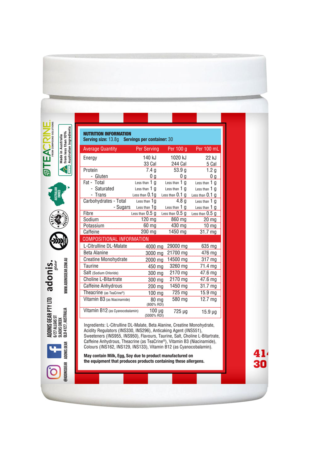 BIG ENERGY PRE-WORKOUT – Berry
