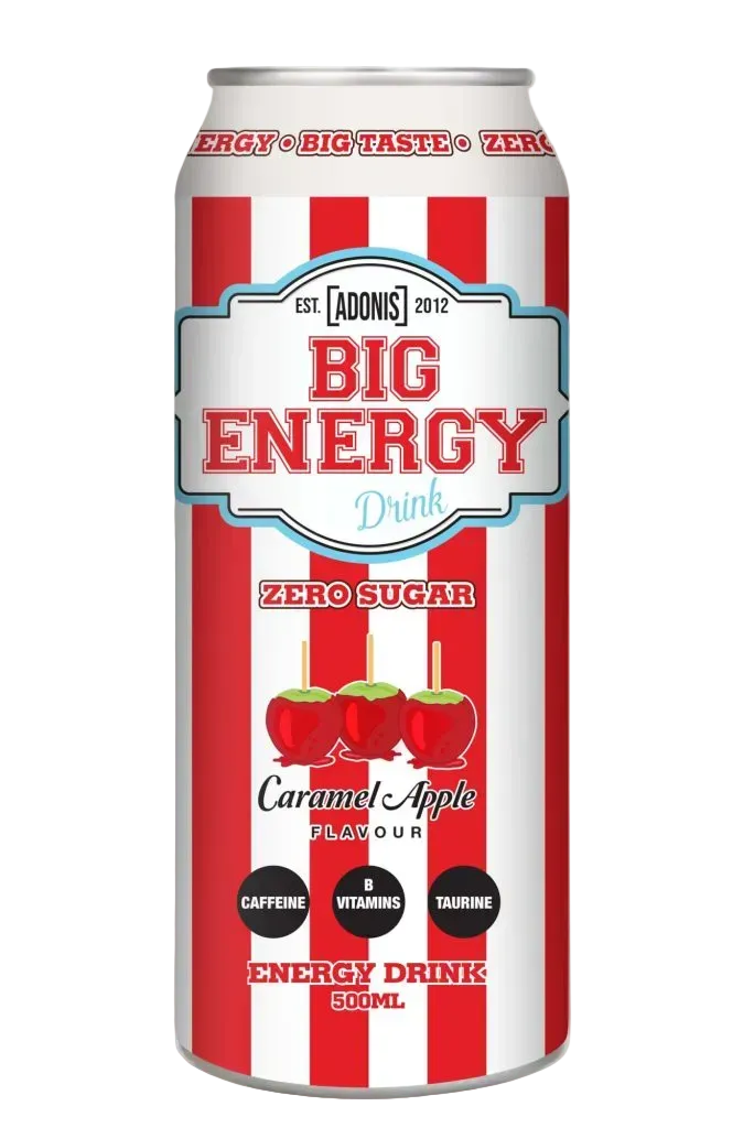 BIG ENERGY DRINK (ZERO SUGAR) – Caramel Apple