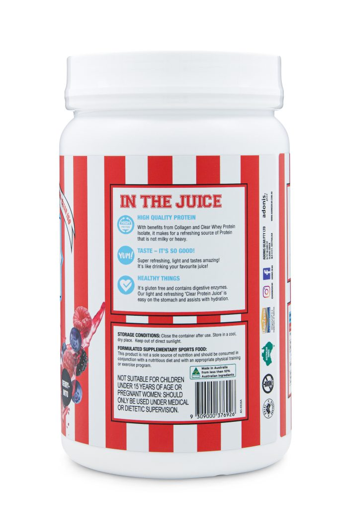 CLEAR PROTEIN JUICE (WITH COLLAGEN) – Berry