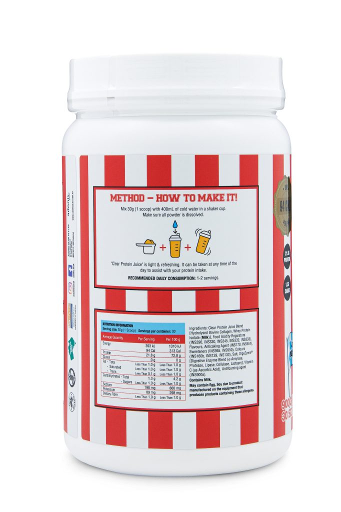CLEAR PROTEIN JUICE (WITH COLLAGEN) – Cola