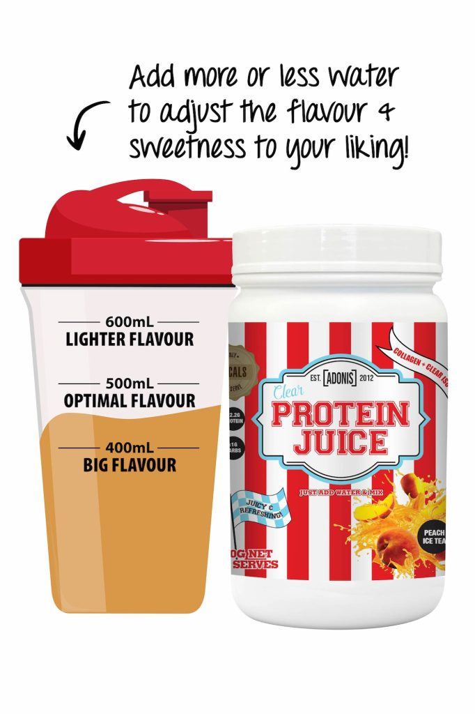 CLEAR PROTEIN JUICE (WITH COLLAGEN) – Peach Ice Tea