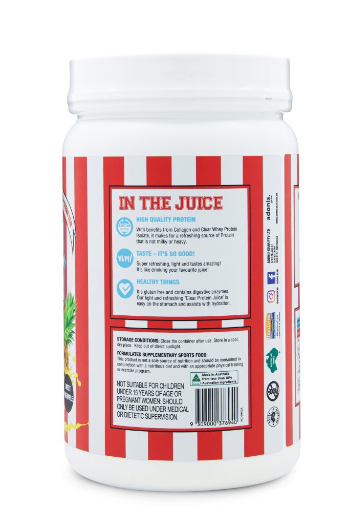 CLEAR PROTEIN JUICE (WITH COLLAGEN) – Sweet Pineapple