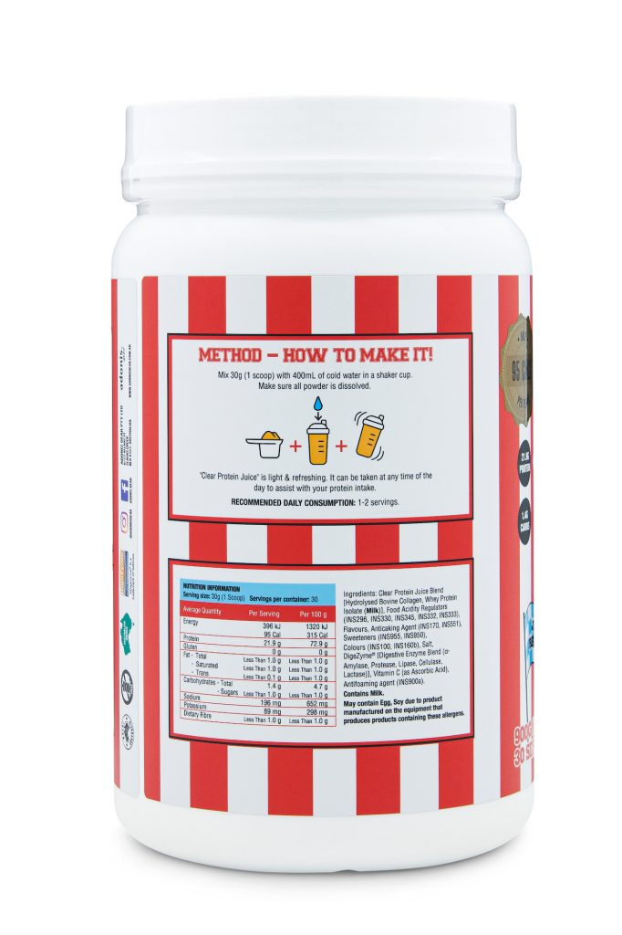 CLEAR PROTEIN JUICE (WITH COLLAGEN) – Sweet Pineapple