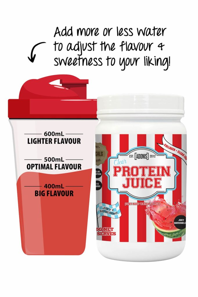 CLEAR PROTEIN JUICE (WITH COLLAGEN) – Juicy Watermelon