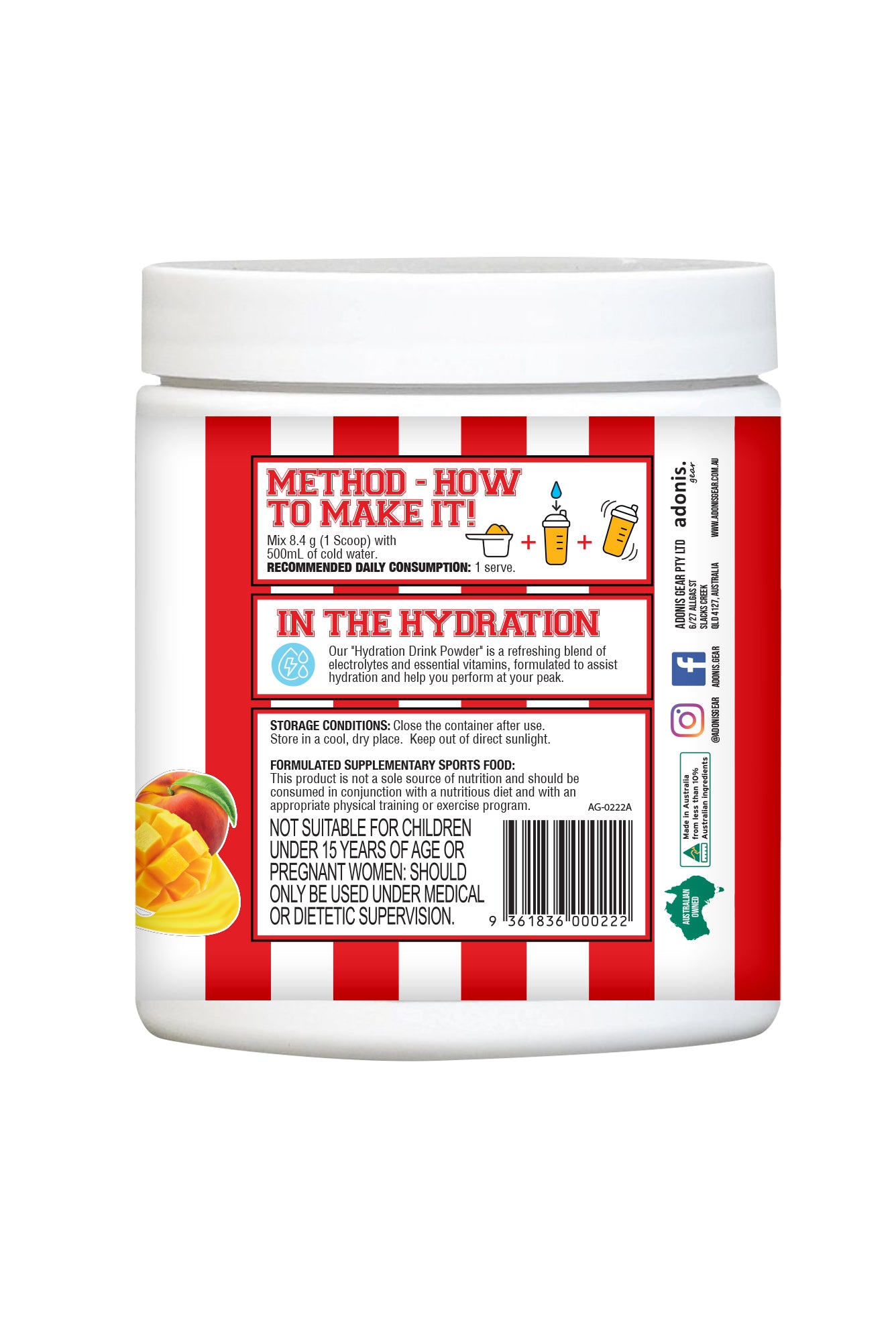 HYDRATION DRINK - Peach Mango