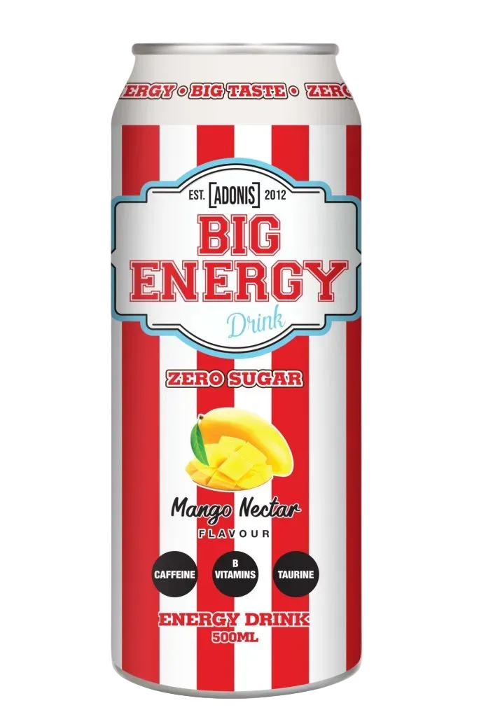 BIG ENERGY DRINK (ZERO SUGAR) – Mango Nectar