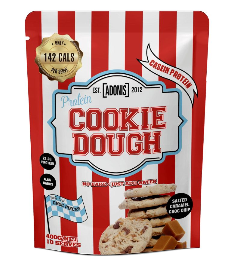 PROTEIN COOKIE DOUGH - Salted Caramel Choc Chip