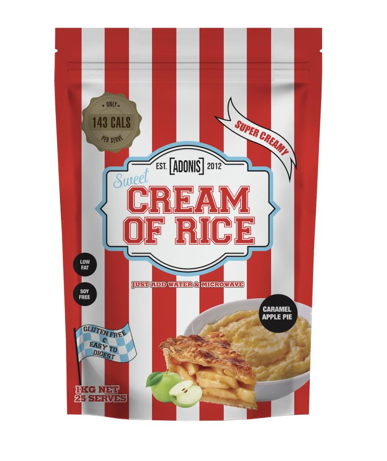 SWEET CREAM OF RICE (CARBOHYDRATES) – Caramel Apple Pie