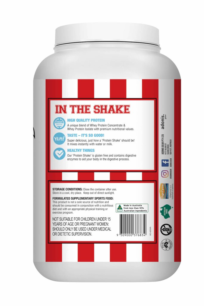 WHEY PROTEIN SHAKE – Chocolate Cookies