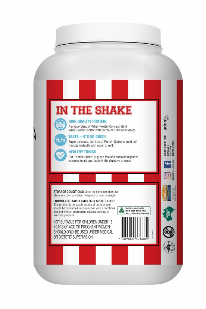 WHEY PROTEIN SHAKE – Double Cinnamon Bun
