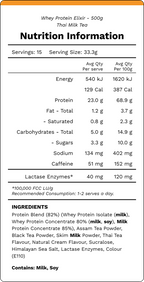 WHEY PROTEIN ELIXIR - Thai Milk Tea